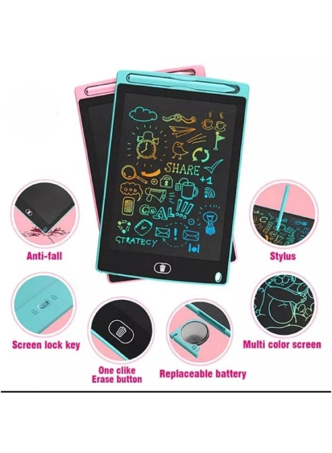 8.5-inch LCD Writing Tablet for Kids - Colorful Electronic Drawing & Doodle Board - Portable Erasable Digital Notepad & Learning Pad with Stylus - Eye Protection Gift for Boys & Girls - Image 4